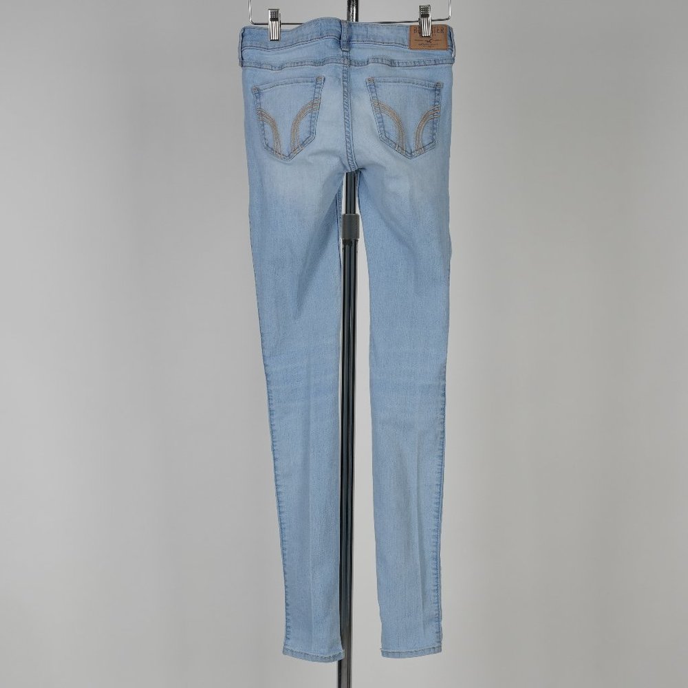 Hollister Super Skinny Jeans Light Wash Size 0R W24/L31 - Picture 5 of 10